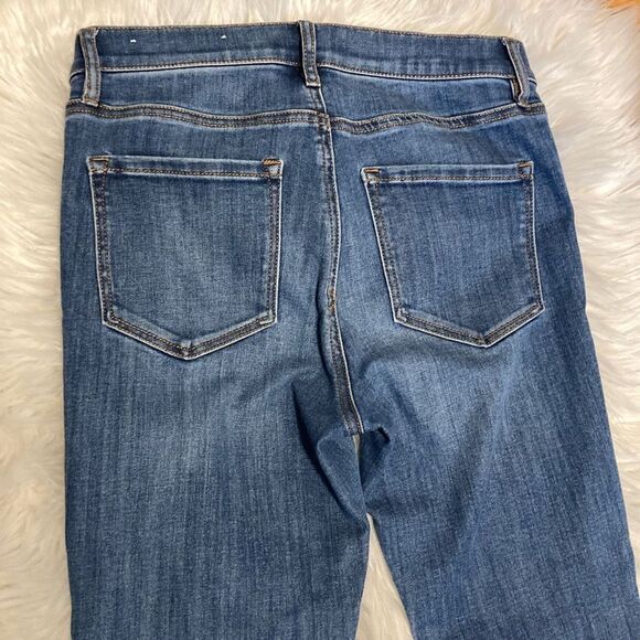 Loft - Skinny Jeans Embroidered Cuff sz 6 - Picture 9 of 10